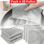 Pack x6 Paños Mágicos™ de Acero Inoxidable – Limpieza Profunda