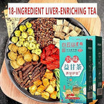 Ingredientes naturales del té herbal digestivo - mezcla de frutas y hierbas