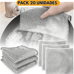 Pack x6 Paños Mágicos™ de Acero Inoxidable – Limpieza Profunda