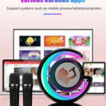 🎤 Karaoke Portátil con Luces LED – ¡Arma tu fiesta donde sea!