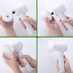 Cepillo eléctrico inalámbrico con batería de larga duración 1500 mAh y carga USB