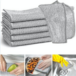 Pack x6 Paños Mágicos™ de Acero Inoxidable – Limpieza Profunda